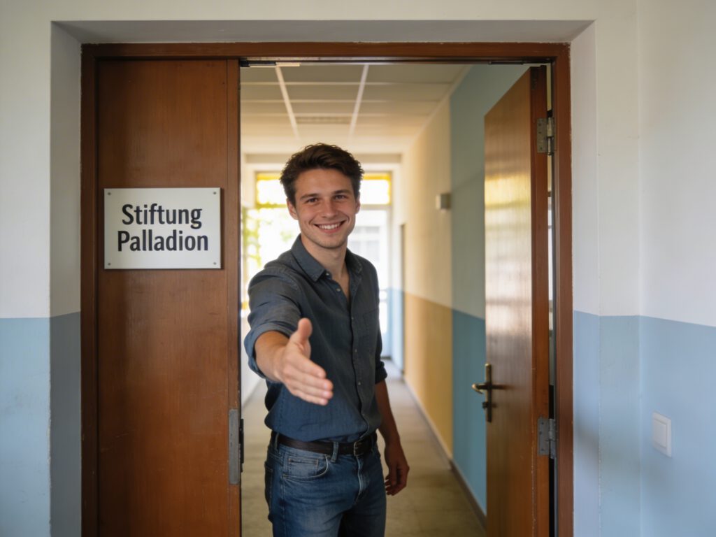 Επικοινωνία mann lädt zur stiftung